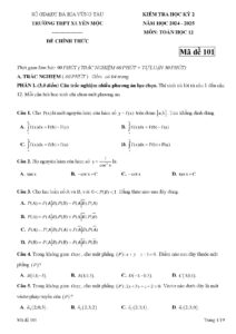 de-kiem-tra-hoc-ky-2-toan-lop-12-nam-hoc-2024-2025-ma-de-101 - Trang 1