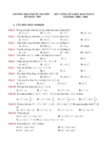 de-cuong-on-tap-giua-hoc-ky-1-toan-lop-8-nam-hoc-2025-2026-truong-thcs-phuoc-nguyen - Trang 1