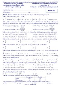 de-kiem-tra-hoc-ky-ii-toan-lop-12-nam-hoc-2024-2025-truong-thpt-nguyen-gia-thieu - Trang 1
