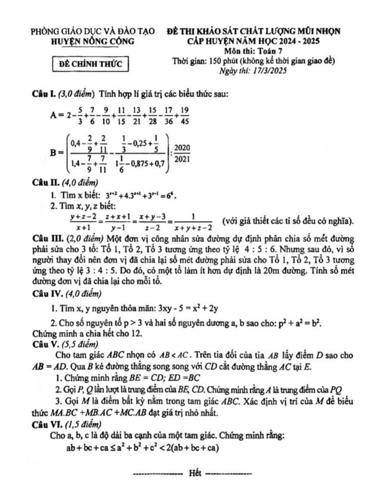 de-thi-khao-sat-chat-luong-mui-nhon-toan-lop-7-nam-hoc-2024-2025-huyen-nong-cong - Trang 1