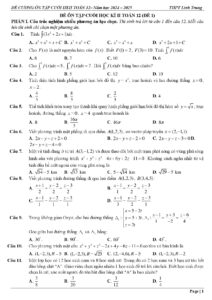 de-cuong-on-tap-cuoi-hoc-ky-ii-mon-toan-lop-12-nam-hoc-2024-2025-truong-thpt-linh-trung - Trang 1