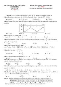 de-on-tap-mon-toan-thi-tot-nghiep-thpt-nam-2025-truong-nguyen-trai - Trang 1