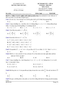 de-thi-hoc-ky-2-toan-lop-10-nam-2024-2025-truong-thpt-soc-son - Trang 1