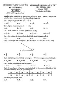 de-thi-tuyen-sinh-vao-lop-10-mon-toan-nam-2025-2026-tinh-ha-tinh - Trang 1