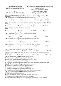 de-kiem-tra-danh-gia-giua-hoc-ky-1-mon-toan-lop-8-nam-2025-2026-truong-thcs-bat-trang - Trang 1