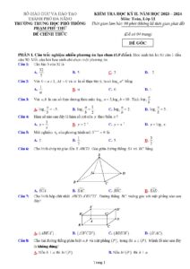 de-kiem-tra-hoc-ky-2-mon-toan-lop-11-nam-hoc-2023-2024-truong-thpt-pham-phu-thu - Trang 1