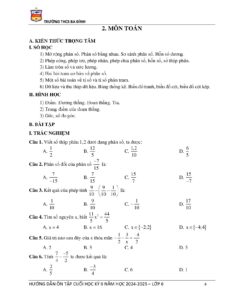 de-cuong-on-tap-cuoi-hoc-ky-2-mon-toan-lop-6-nam-2024-2025-truong-thcs-ba-dinh - Trang 1