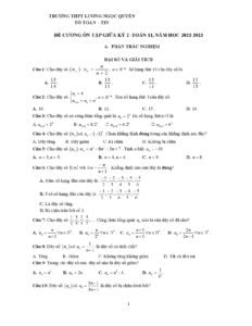 de-cuong-on-tap-giua-hoc-ky-2-mon-toan-lop-11-nam-hoc-2022-2023-truong-thpt-luong-ngoc-quyen - Trang 1