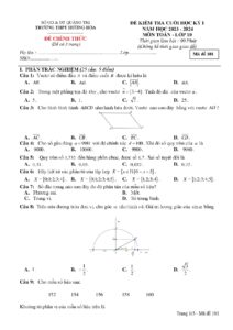 de-kiem-tra-cuoi-hoc-ky-1-mon-toan-lop-10-nam-hoc-2023-2024-truong-thpt-huong-hoa - Trang 1