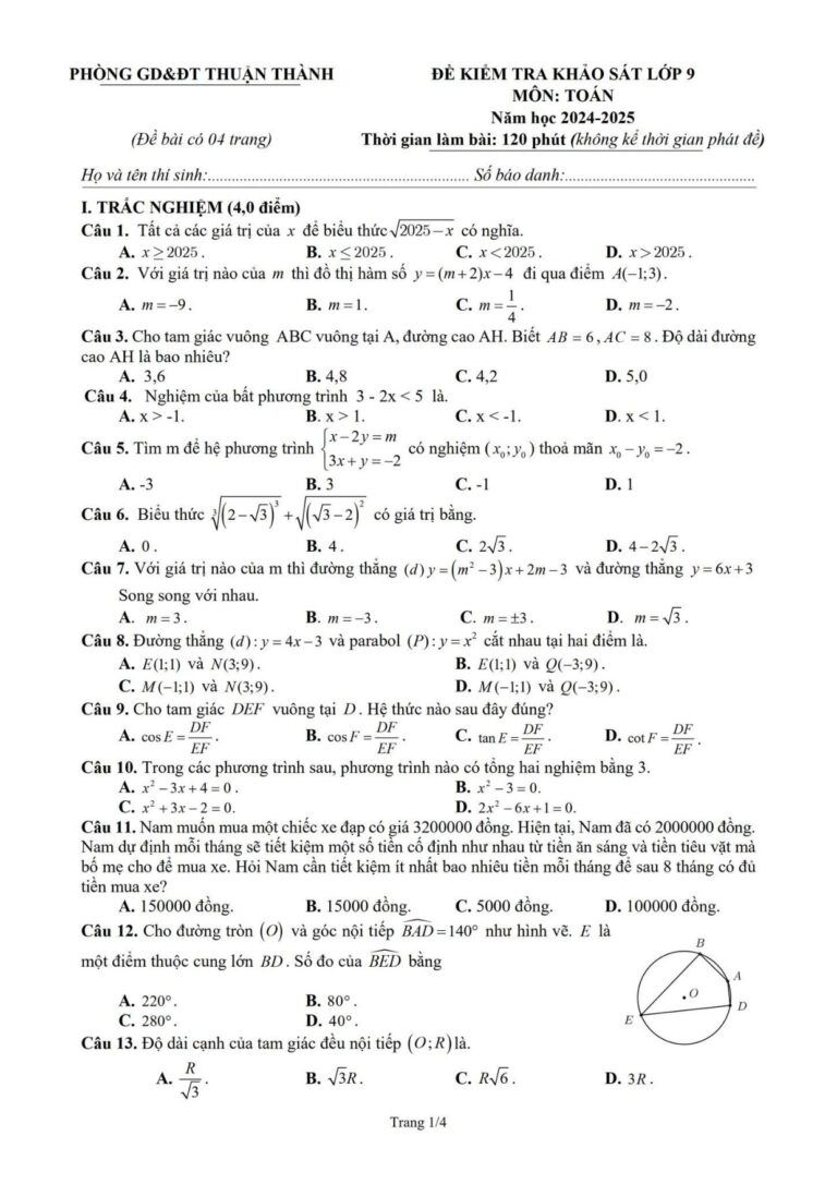 de-kiem-tra-khao-sat-chat-luong-mon-toan-lop-9-nam-hoc-2024-2025-tinh-bac-ninh - Trang 1
