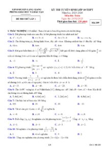 de-thi-thu-mon-toan-tuyen-sinh-vao-lop-10-nam-2025-2026-tai-huyen-lang-giang - Trang 1