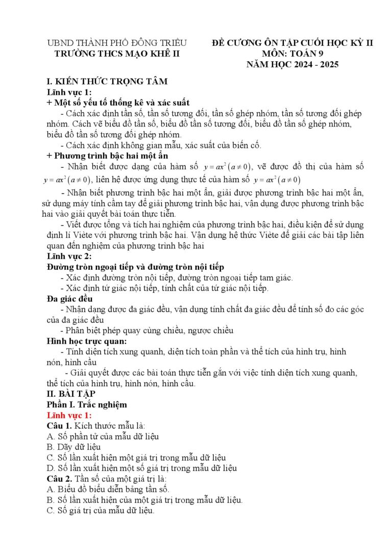 de-cuong-on-tap-cuoi-hoc-ky-2-mon-toan-lop-9-nam-hoc-2024-2025-truong-thcs-mao-khe-ii - Trang 1