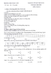 de-cuong-on-tap-cuoi-hoc-ky-2-mon-toan-lop-6-nam-hoc-2024-2025 - Trang 1