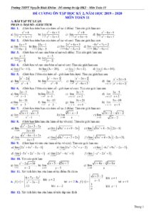 de-cuong-on-tap-hoc-ky-2-toan-lop-11-nam-hoc-2019-2020-truong-thpt-nguyen-binh-khiem-gia-lai - Trang 1
