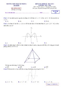 de-kiem-tra-hoc-ky-1-toan-lop-12-nam-hoc-2023-2024-truong-thpt-tran-ky-phong - Trang 1