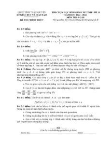 de-thi-chon-hoc-sinh-gioi-toan-11-cap-tinh-thai-nguyen-nam-hoc-2023-2024 - Trang 1