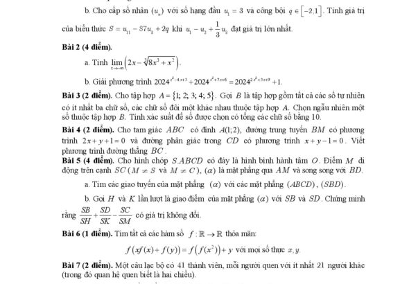 de-thi-chon-hoc-sinh-gioi-toan-11-cap-tinh-thai-nguyen-nam-hoc-2023-2024 - Trang 1