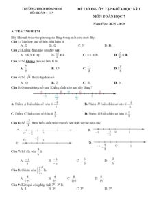 de-cuong-on-tap-giua-hoc-ky-1-mon-toan-lop-7-nam-hoc-2025-2026 - Trang 1