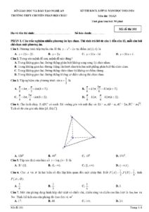 de-thi-khao-sat-chat-luong-mon-toan-lop-11-nam-hoc-2023-2024-truong-thpt-chuyen-phan-boi-chau - Trang 1