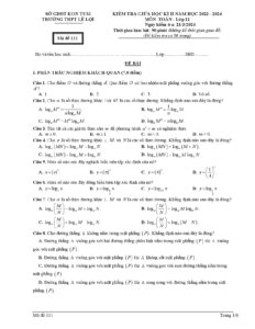 de-kiem-tra-giua-hoc-ky-2-toan-lop-11-nam-hoc-2023-2024-truong-thpt-le-loi - Trang 1