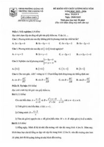 de-khao-sat-chat-luong-dau-nam-toan-lop-9-nam-hoc-2025-2026-truong-thcs-giang-vo - Trang 1