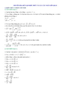 chuyen-de-rut-gon-bieu-thuc-va-cac-bai-toan-lien-quan-on-thi-vao-lop-10-mon-toan - Trang 1