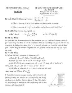 de-kiem-tra-giua-hoc-ky-1-toan-lop-9-truong-thcs-thach-ban-nam-2024 - Trang 1