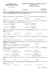 de-kiem-tra-giua-hoc-ky-2-mon-toan-10-nam-hoc-2023-2024-truong-thpt-dam-doi-ca-mau - Trang 1
