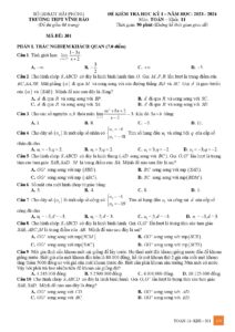 de-kiem-tra-hoc-ky-1-toan-lop-11-nam-hoc-2023-2024-truong-thpt-vinh-bao - Trang 1