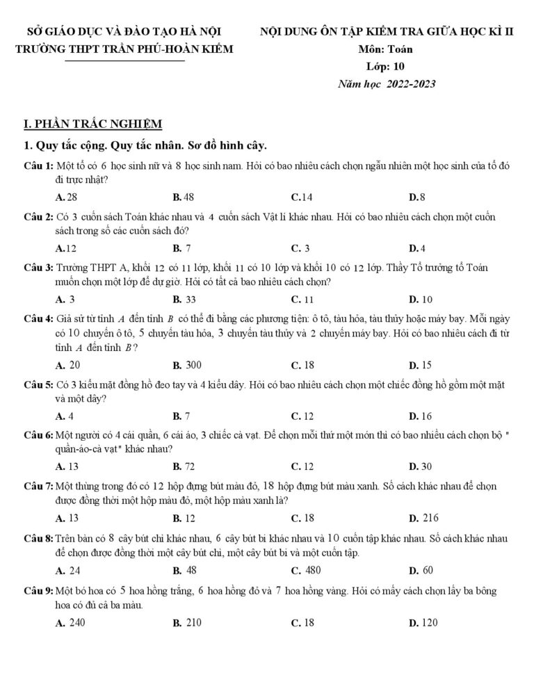 de-cuong-on-tap-kiem-tra-giua-hoc-ky-2-mon-toan-10-nam-hoc-2022-2023 - Trang 1