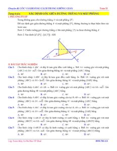 chuyen-de-xac-dinh-goc-giua-duong-thang-va-mat-phang-toan-11 - Trang 1