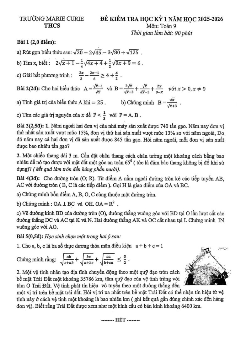 de-kiem-tra-hoc-ky-1-toan-lop-9-nam-hoc-2025-2026-truong-marie-curie - Trang 1