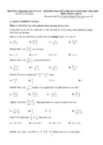 de-kiem-tra-giua-hoc-ky-2-toan-lop-8-nam-2024-2025-truong-ththcs-quat-luu - Trang 1