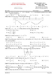 de-thi-thu-tot-nghiep-thpt-2024-mon-toan-truong-thpt-minh-chau-hung-yen - Trang 1