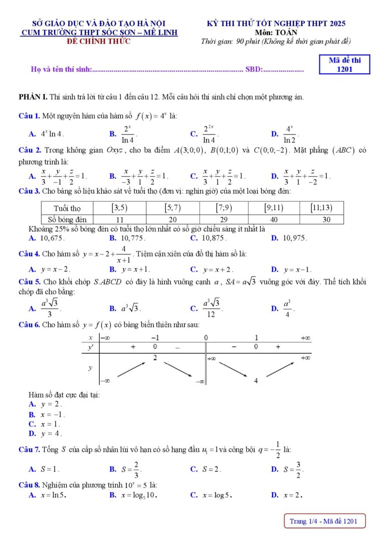 de-thi-thu-tot-nghiep-thpt-mon-toan-ma-de-1201-va-1202-nam-2025 - Trang 1
