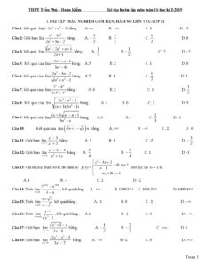 de-cuong-on-tap-toan-lop-11-hoc-ky-2-nam-hoc-2018-2019-truong-thpt-tran-phu-ha-noi - Trang 1