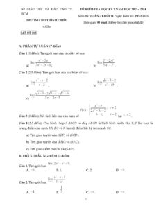 de-kiem-tra-hoc-ky-1-mon-toan-lop-11-nam-hoc-2023-2024-truong-thpt-binh-chieu - Trang 1