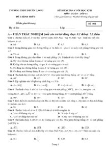 de-kiem-tra-cuoi-hoc-ky-ii-mon-toan-lop-11-truong-thpt-phuoc-long-nam-hoc-2023-2024 - Trang 1