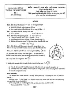 de-kiem-tra-giua-hoc-ky-2-toan-lop-9-nam-2024-2025-truong-thcs-nguyen-du - Trang 1