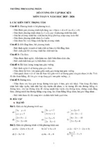 de-cuong-on-tap-hoc-ky-1-toan-lop-9-nam-hoc-2025-2026-truong-thcs-long-toan - Trang 1