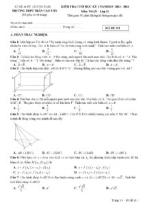 de-kiem-tra-cuoi-hoc-ky-2-mon-toan-lop-11-nam-2023-2024-truong-thpt-tran-cao-van - Trang 1