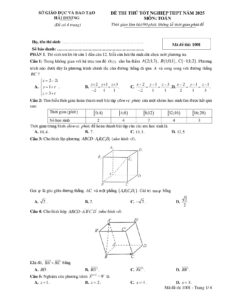 de-thi-thu-tot-nghiep-thpt-mon-toan-nam-2025-ma-de-1001-hai-duong - Trang 1