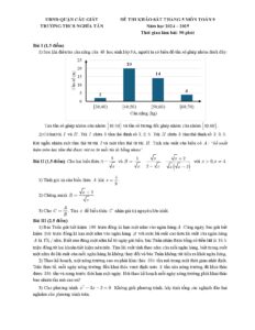 de-khao-sat-mon-toan-lop-9-thang-5-nam-hoc-2024-2025-truong-thcs-nghia-tan - Trang 1