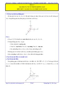 toan-lop-12-toa-do-cua-vecto-trong-khong-gian-va-bieu-thuc-toan-vecto-trac-nghiem-va-tu-luan - Trang 1