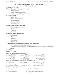 de-cuong-on-tap-mon-toan-lop-11-hoc-ky-1-nam-hoc-2017-2018-truong-thpt-da-phuc - Trang 1