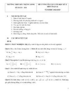 de-cuong-on-tap-toan-11-cuoi-hoc-ky-2-nam-2024-2025-truong-thpt-bac-thang-long - Trang 1