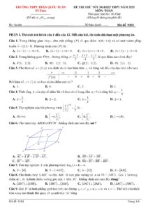 de-thi-thu-tot-nghiep-thpt-mon-toan-ma-de-0101-nam-2025-truong-thpt-tran-quoc-tuan - Trang 1