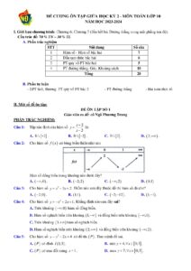 de-cuong-on-tap-giua-hoc-ky-2-mon-toan-lop-10-nam-hoc-2023-2024 - Trang 1