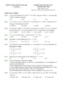 de-kiem-tra-giua-hoc-ky-2-toan-lop-11-nam-hoc-2023-2024-truong-thpt-chuyen-quoc-hoc - Trang 1
