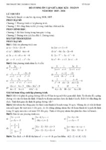 de-cuong-on-tap-giua-hoc-ky-1-toan-lop-9-nam-hoc-2025-2026 - Trang 1